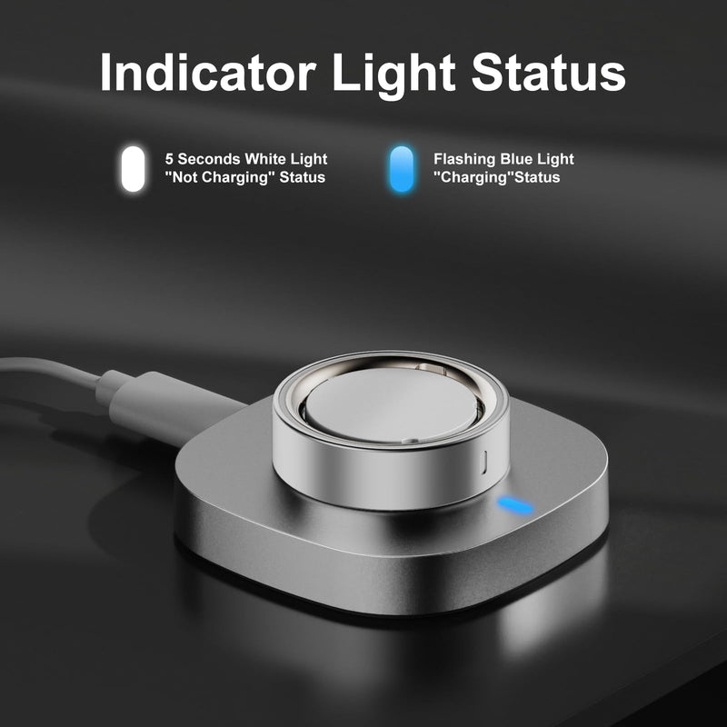 5 Pack Covers + Charger Compatible with Oura Ring Gen 4 Size 9, Scratch-Resistant Protective Case and Fast Charging for Aura Ring 4 Accessories (Not for Oura Ring 4 Ceramic)