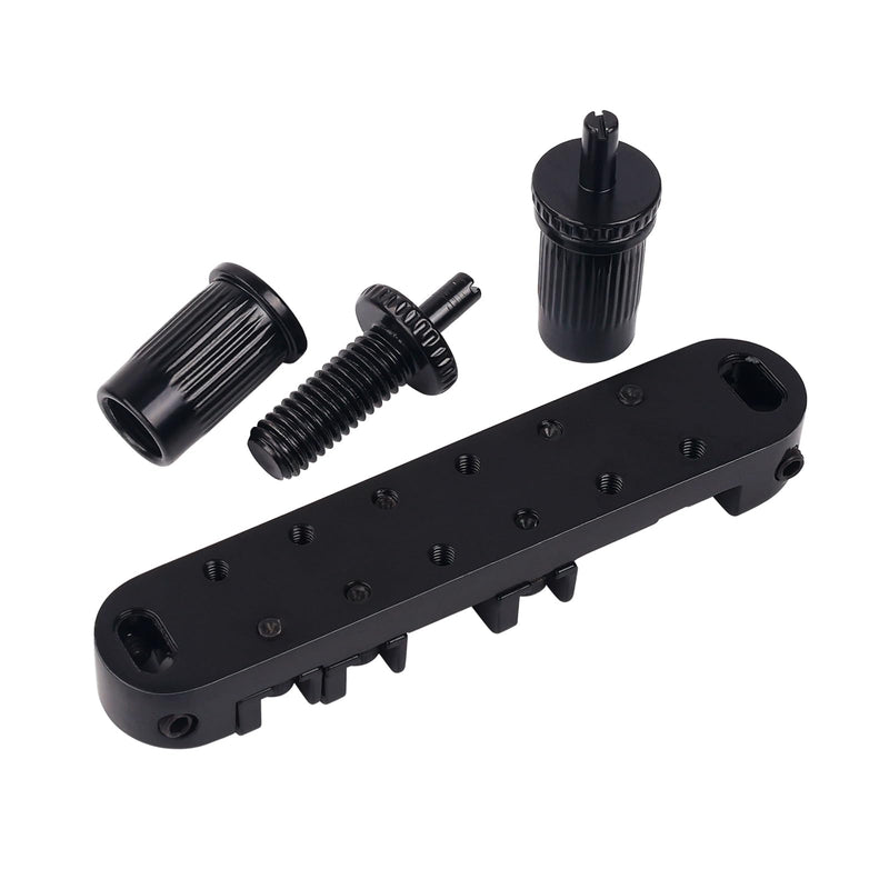 [AUSTRALIA] - Banworks Electric Locking Roller Bridge Tune-O-Matic Roller Saddle Bridge 51.5mm (2-1/32") String Spacing for EPI Epiphone/Gibson LP Les Paul/SG/ES Style Guitars JT/GDQQ-02 Black 