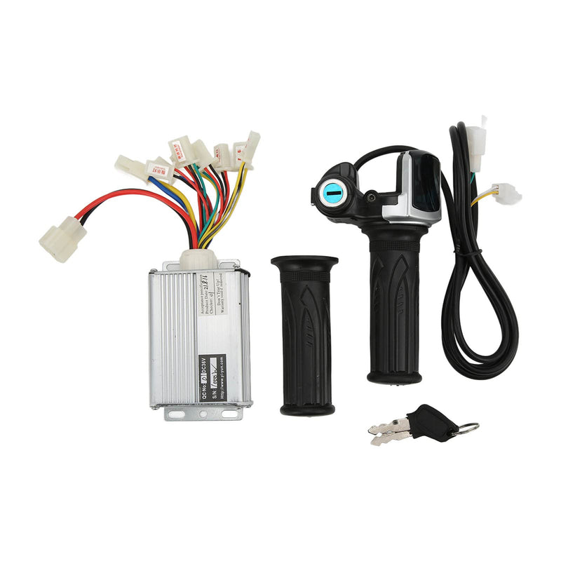 [AUSTRALIA] - 36V 1000W Brushed Speed Controller for Mini Bikes with Locking Throttle Grip and Battery Display Compatible with EVO Electric Tricycle 