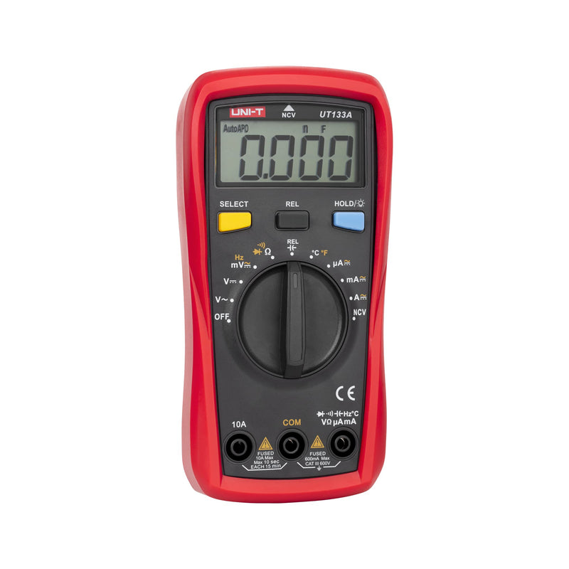 UNI-T Universal Meter UNI-T UT133A MIE0435 NCV LCD Screen