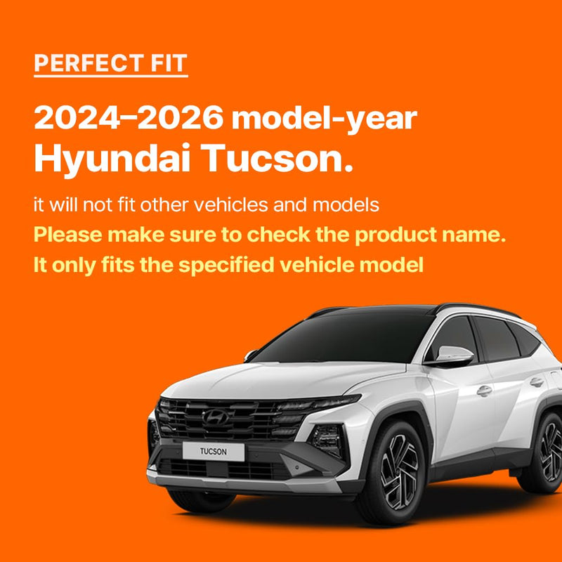 FICS Car Phone Holder for Hyundai Tucson Facelift 2024 2025 2026 – Instrument Panel Mount, Custom-Fit SUV Interior Accessory for Navigation, No Adhesive or Tools Needed