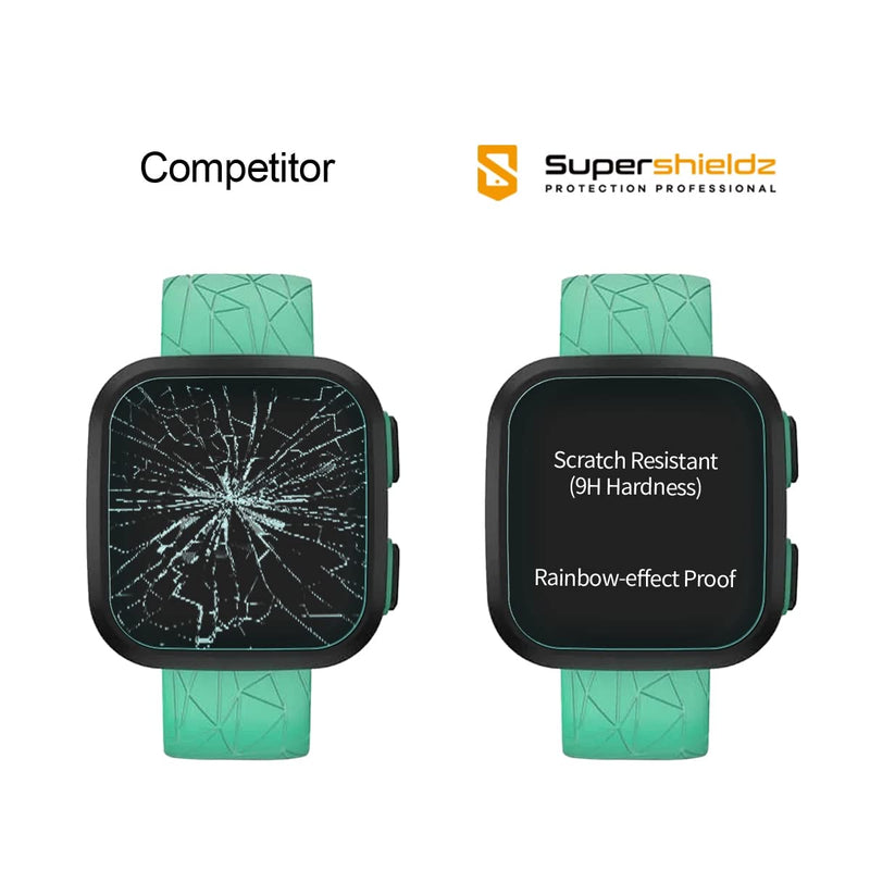 Supershieldz (3 Pack) Designed for Garmin Bounce Tempered Glass Screen Protector, Anti Scratch, Bubble Free