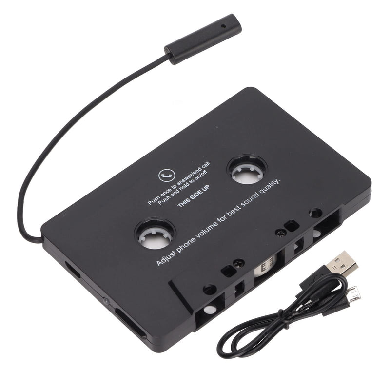 Bluetooth Cassette Adapter for Car with Stereo , Cassette Tape to Aux Adapter Smartphone Cassette Adapter for Mobile Phone, Tablet, MP3 Player, Headset