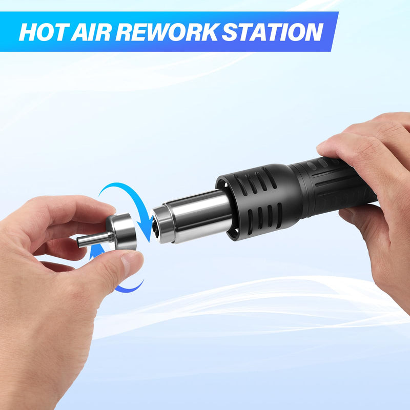 TLBZK Hot Air Soldering Station SMD Welding Machine Digital Display Heat Gun