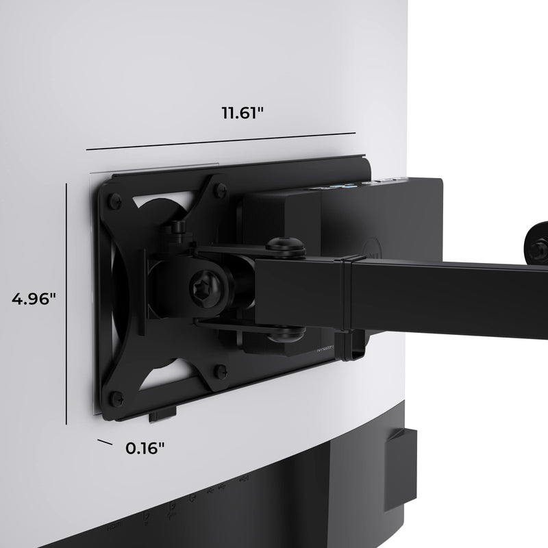 HumanCentric Monitor Arm VESA Mount Extension for Dell Docking Station | Fits WD19, WD19TB, WD19DC, WD15, Adapter for Dell Docking Station Arm Bracket, Compare MK15 Mount Kit, Extension Compatible