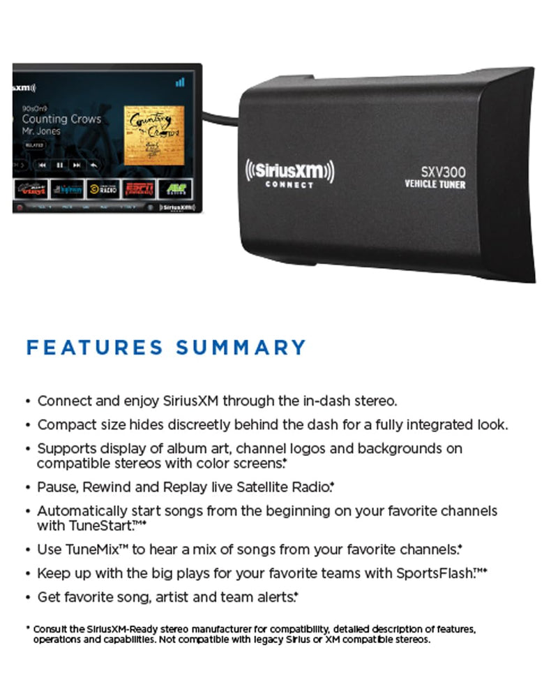 SIRIUS-XM SXV300V1 SiriusConnect(TM) Vehicle Tuner Computers, Electronics, Office Supplies, Computing