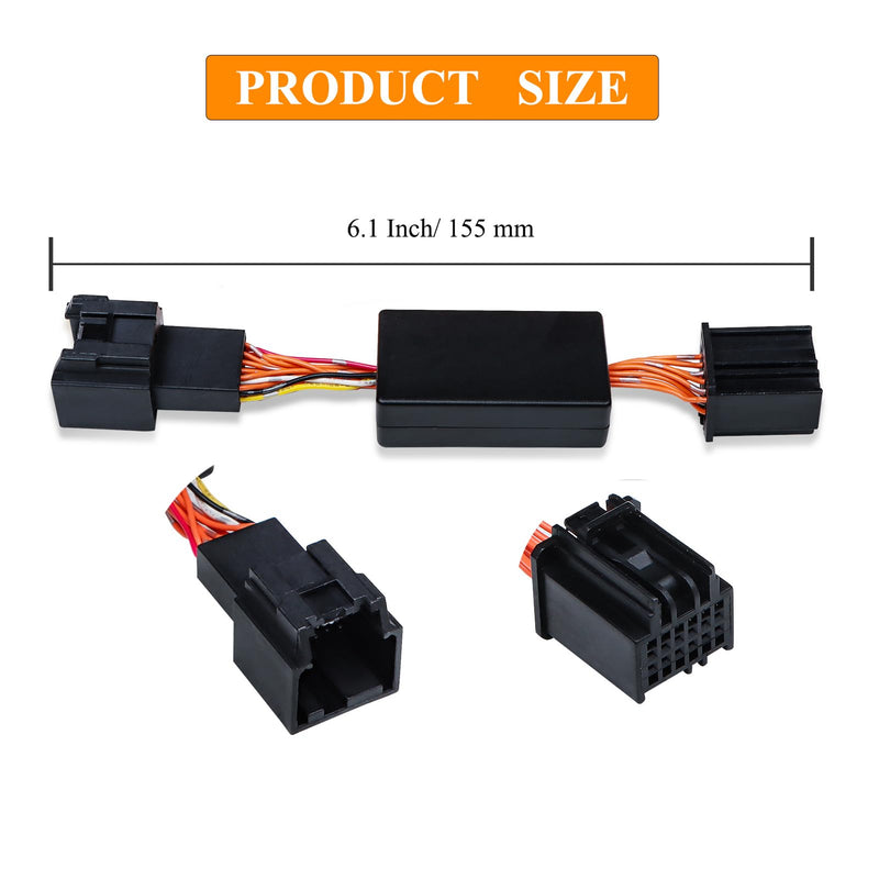 Upgrade Auto Start Stop Eliminator Compatible for Jeep Wrangler JL JLU JT Gladiator Accessories 2018-2023, Car Stop Start Engine System Delete/Disable/Canceller Device Cable (Not fit 4XE)