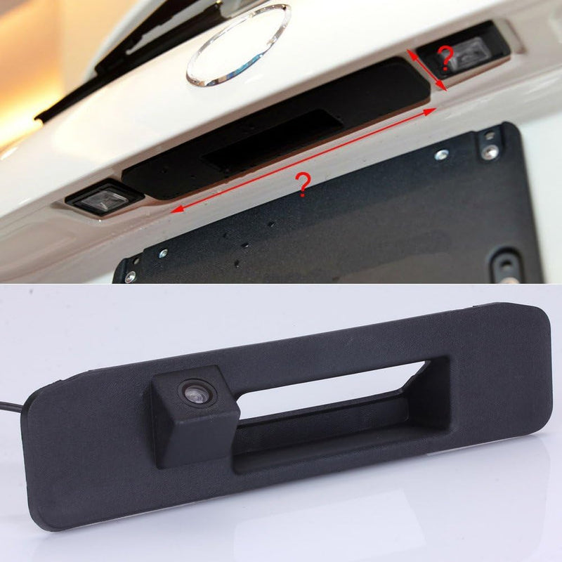 Trunk Handle Rear View Reverse Backup Camera Night Vision Parking Assistance Replacement for Mercedes Benz W166 W176 ML 350 A180 GLC200L GLA200(Model LS8014=214 * 52mm) Model LS8014=214 * 52mm