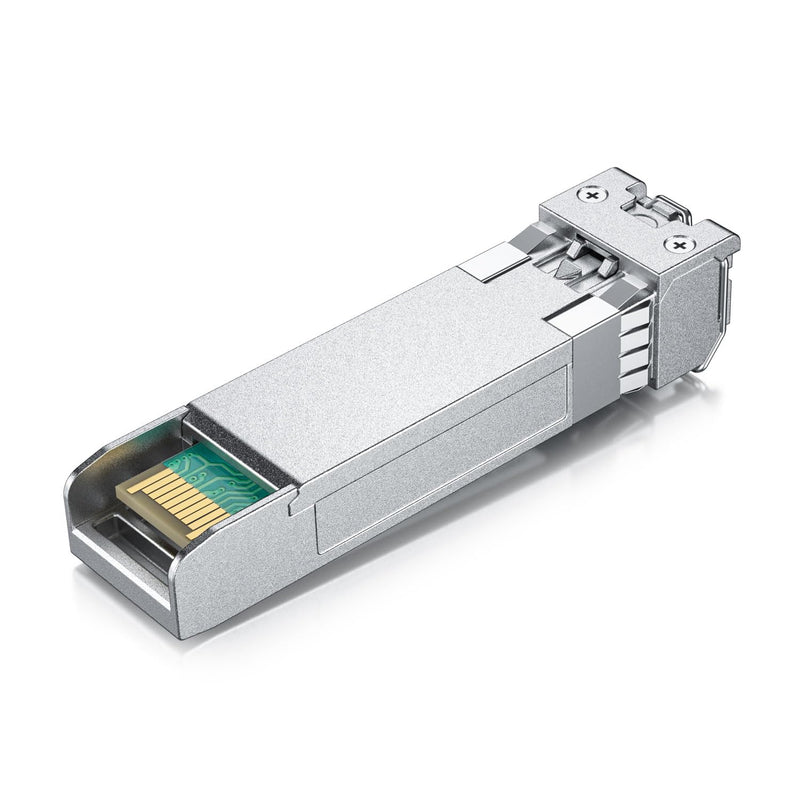 2 Pack of 10GBase-SR SFP+ Transceiver, Compatible with Cisco SFP-10G-SR and 1 Pack of 1M Fiber Patch Cable
