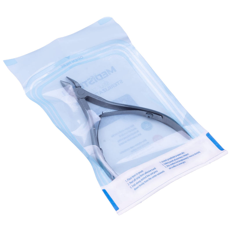 Pack of 200 Self-Sealing Sterilisation Bags, PVC Dental Sterilisation Bags, Self-Sealing Bag, Autoclave Steriliser Bag for Cleaning Tools (5.7 x 13 cm) 57x130