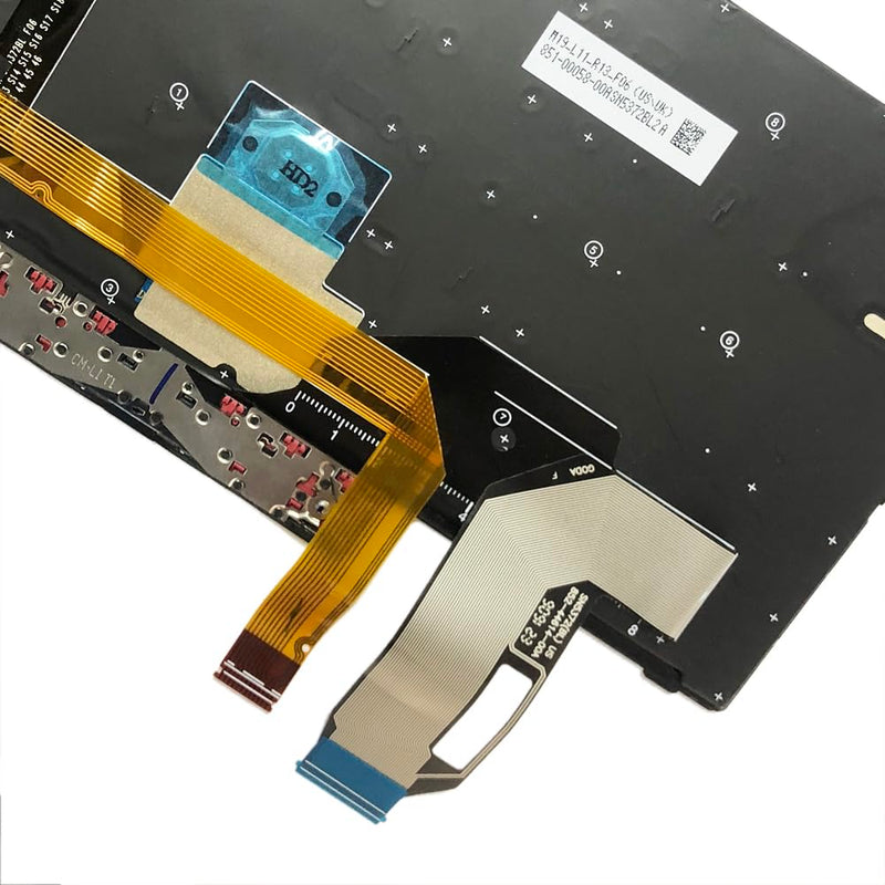 Huasheng Suda Backlit Keyboard US Replacement for Lenovo ThinkPad E580 E585 | L580 E590 T590 L590 T15,P52,P72,P53 P53s,P15s Gen 1,P15s Gen 2,T15 Gen 2,T14 Gen 1,5N20V78108 5N20V78907 5N20V77999