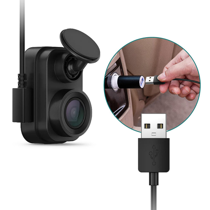 TUSITA Extra Long Power Cable (26ft 8M) - Compatible with Garmin Dash Cam Mini 2, Tandem