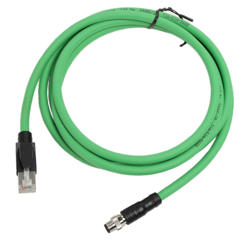M8 4 Pin A-Code, RJ45 Cat5e EtherCAT Cable for Beckhoff Actuator Sensor EtherNet Profinet Fieldbus Industrial Automation Control, PUR Shielded, 10M