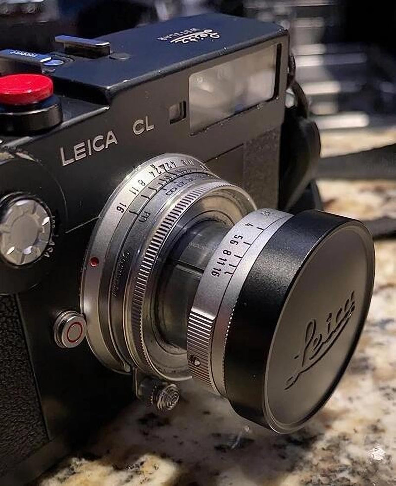 [AUSTRALIA] - Qb-C Metal Black Lens Cap Front Cover Compatible with Leica L39 E39 Caliber Lens Voigtlander Zeiss Summicron Summaron Summilux Elmar Elmarit Jupiter, Internal Diameter 42mm(1.65in) (Black) 