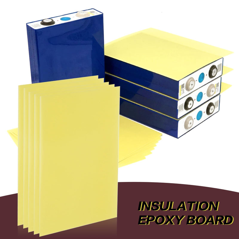 FSWWSF Epoxy Board Pack of 10 Insulation Board 20.3 cm x 17.2 cm x 0.05 cm High Temperature Resistant Insulation Board for DIY Battery Pack Lithium Battery 3240