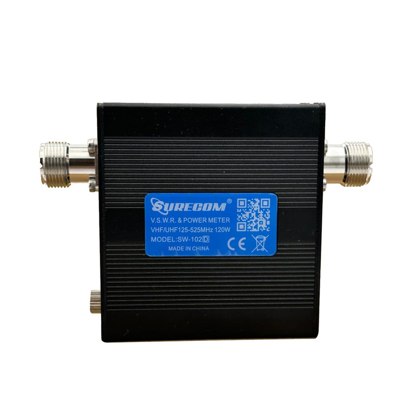 Mcbazel Surecom SW-102D-S VHF/UHF 125-525Mhz 120W V.S.W.R. & Power Meter (SO239 Connector)