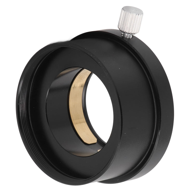 2 Inch to 1.25 Inch Telescope Eyepiece Adapter, Accurate Thread Telescope Eyepiece Mount Adapter Easy Installation Full Metal Black for Telescope Accessories
