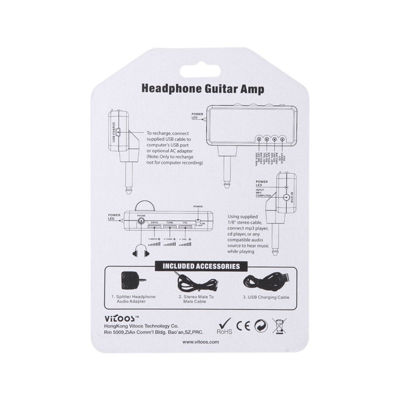 [AUSTRALIA] - Mini Guitar Amp - Compact Portable Headphone Amp & Amplifier for Electric Guitar 