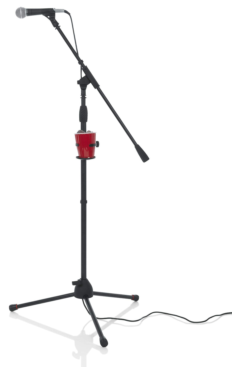 Gator Frameworks Microphone Stand Drink Holder Holds Beverage, Single Cup Clamp (GFW-SINGLECUP) (Pack of 2) 1 Count (Pack of 2)