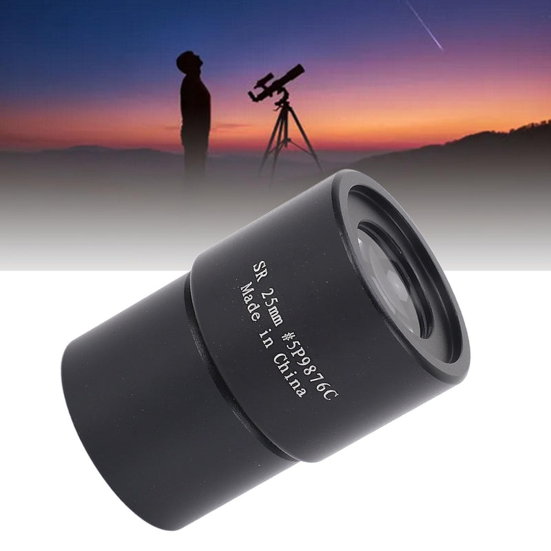 Telescope Eyepiece, 25mm FocalLength Eyepiece Compatible with 0.965 Inch Telescopes, HD Optical Glass Telescope Eyepiece for Observing Nebulae Viewing
