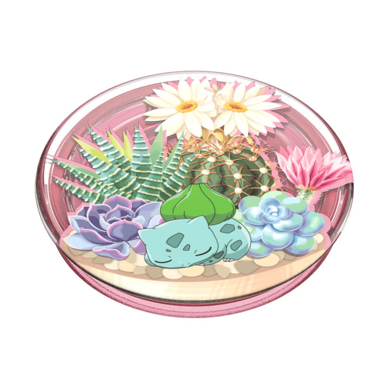 PopSockets Phone Grip with Expanding Kickstand, Pokemon PopGrip - Bulbasaur Terrarium Adhesive
