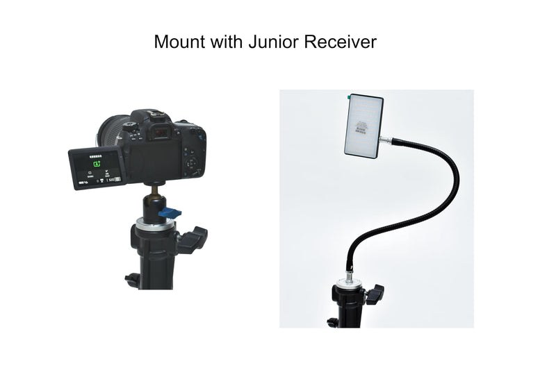 [AUSTRALIA] - PHOCUS Baby Ball Head Adapter (5/8" Stud to 3/8" Thread), C Stand Camera Mount Adapter for Tripod Head on Photography Light Stand with Baby Pin or Junior Receiver 