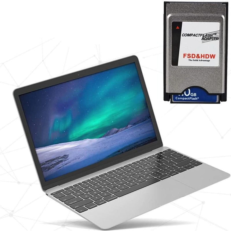 New Compactflash Card to PC Card Adapter Notebook Laptop PCMCIA Compact Flash Memory Card Reader CNC