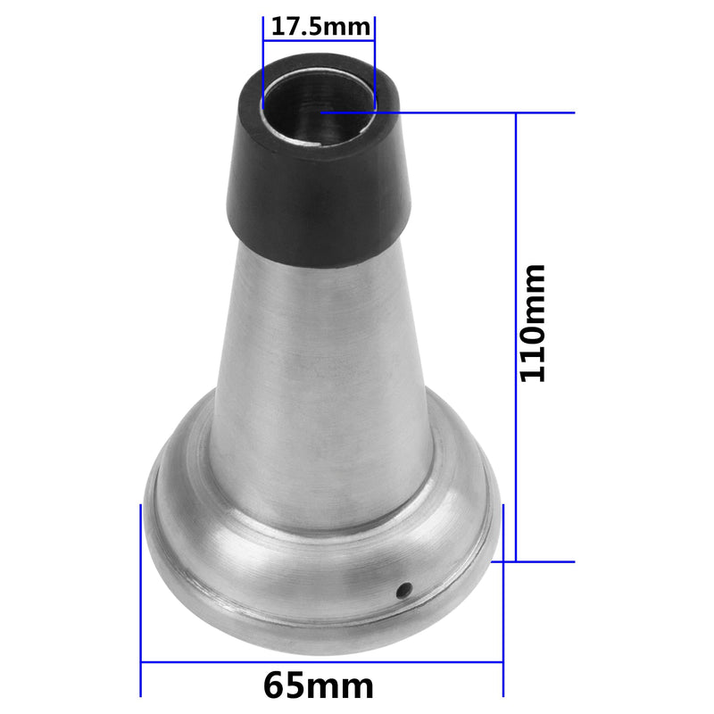1Pcs Yootones Trumpet Mute Aluminum Trumpet Straight Mute Trumpet Practice Tool Trumpet Silencers Compatible with Jazz Classic Beginners Students