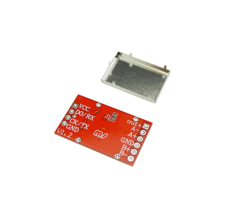 Aihasd 3 kg Digital Load Cell Weight Sensor Portable Electronic Kitchen Scales + HX711 AD Weighing Sensors Weighing Module Metal Shield for Arduino