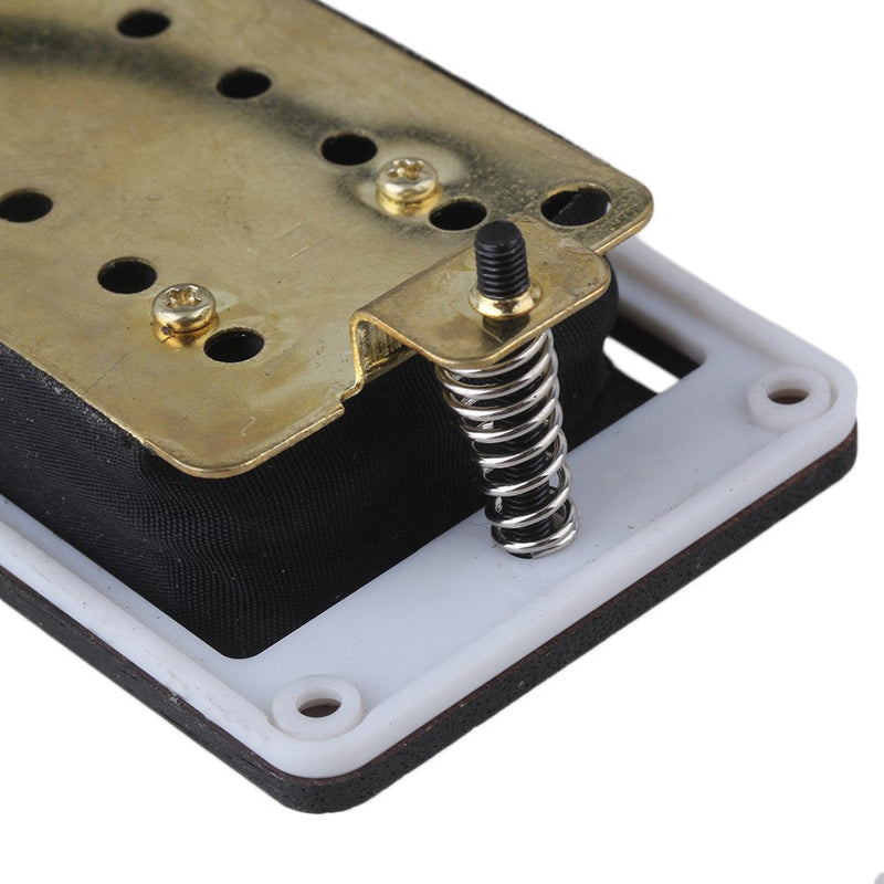 Yibuy 50/52mm Rose Wood Electric Guitar Pickups & Black Screws & Wrench Set of 2