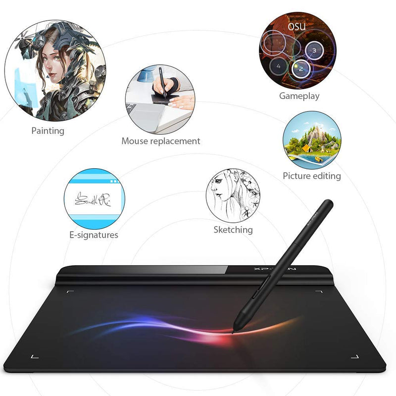 Drawing Tablet XPPen StarG640 Digital Graphic Tablet 6x4 Inch Art Tablet & XPPen 20 Pack Replacement Nibs
