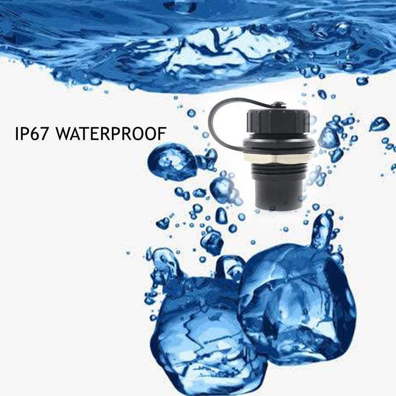 PENGLIN 5PCS USB3.0 Waterproof Connector,Industrial Panel Mount Bulkhead,Female to Female Feed Thru Data Transfer Coupler (Pack of 2) Round type USB3.0(5PCS) (Pack of 2)