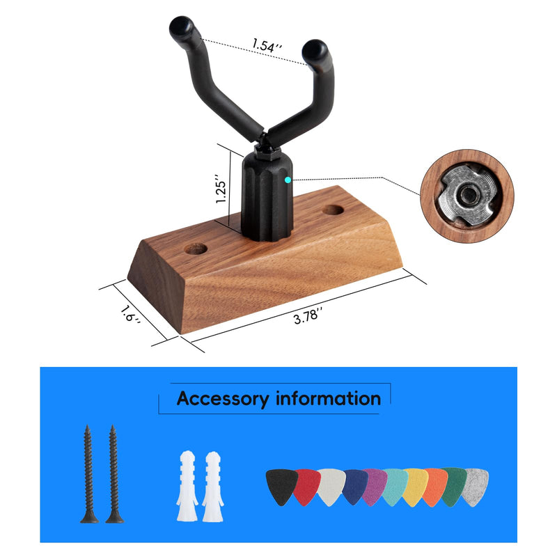 Ukulele Wall Mount,Ukulele Hanger Ukelele Stand Wall Hook for Mandolin Ukele Soprano Tenor and Baritone