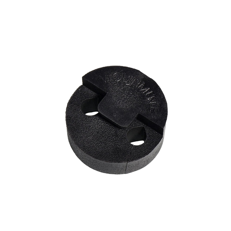 4 Pack Violin Mute Small Viola Mute, Practice Mute Silencer, Round Tourte Style, Black Rubber Pack of 4