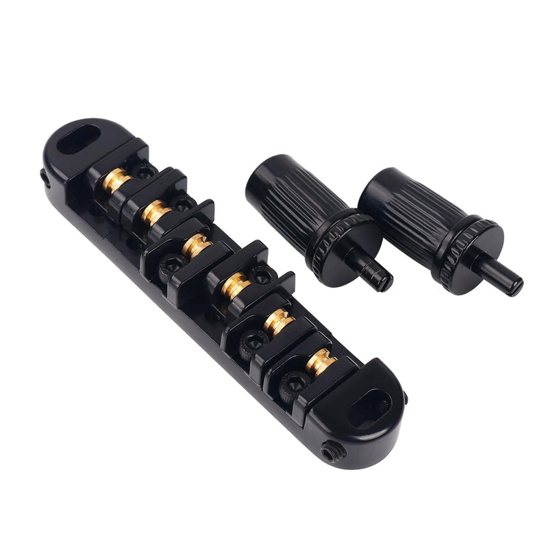 [AUSTRALIA] - Banworks Electric Locking Roller Bridge Tune-O-Matic Roller Saddle Bridge 51.5mm (2-1/32") String Spacing for EPI Epiphone/Gibson LP Les Paul/SG/ES Style Guitars JT/GDQQ-02 Black 