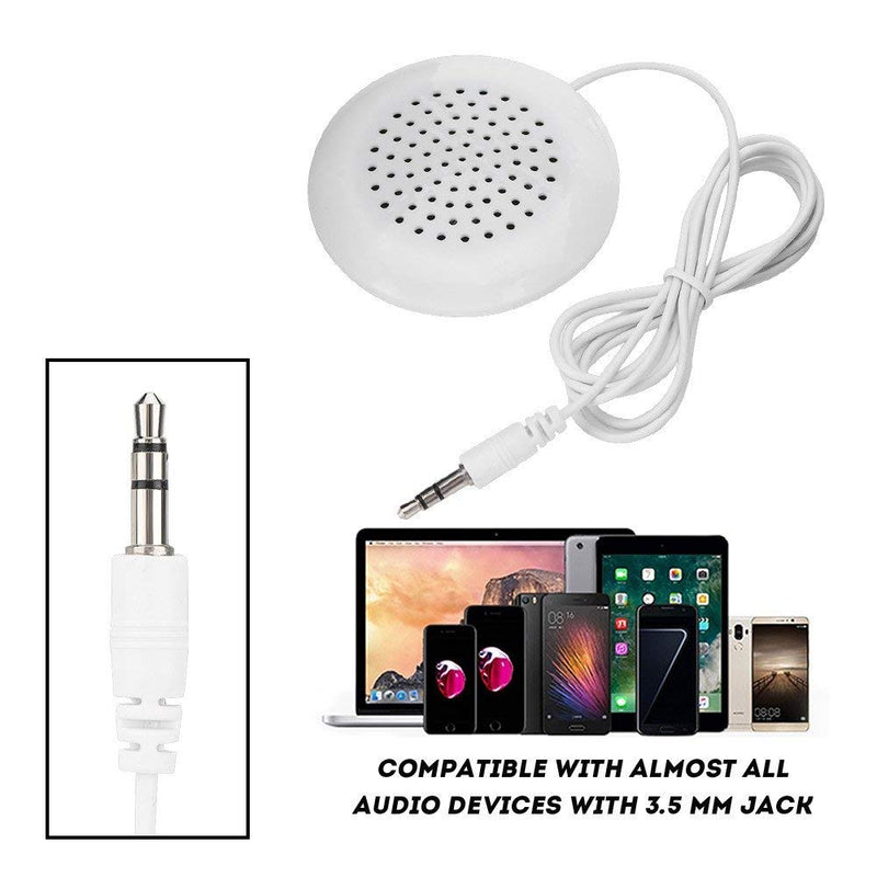 3.5mm White Mini Stereo Sound Music Speaker for iPod & Touch & MP3 & MP4 & CD Player & GB