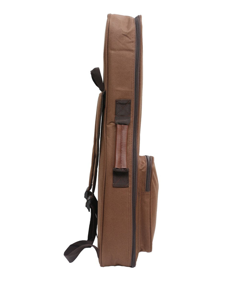 [AUSTRALIA] - HOT SEAL 10MM Leather Handles Thick Durable Colorful Ukulele Case Bag with Storage (23/24in, Light blue) 23/24in 