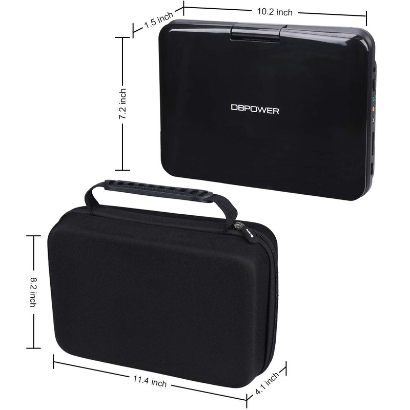 Aproca Hard Travel Storage Case Bag, for DBPOWER 11.5" / DBPOWER 12" Portable DVD Player black