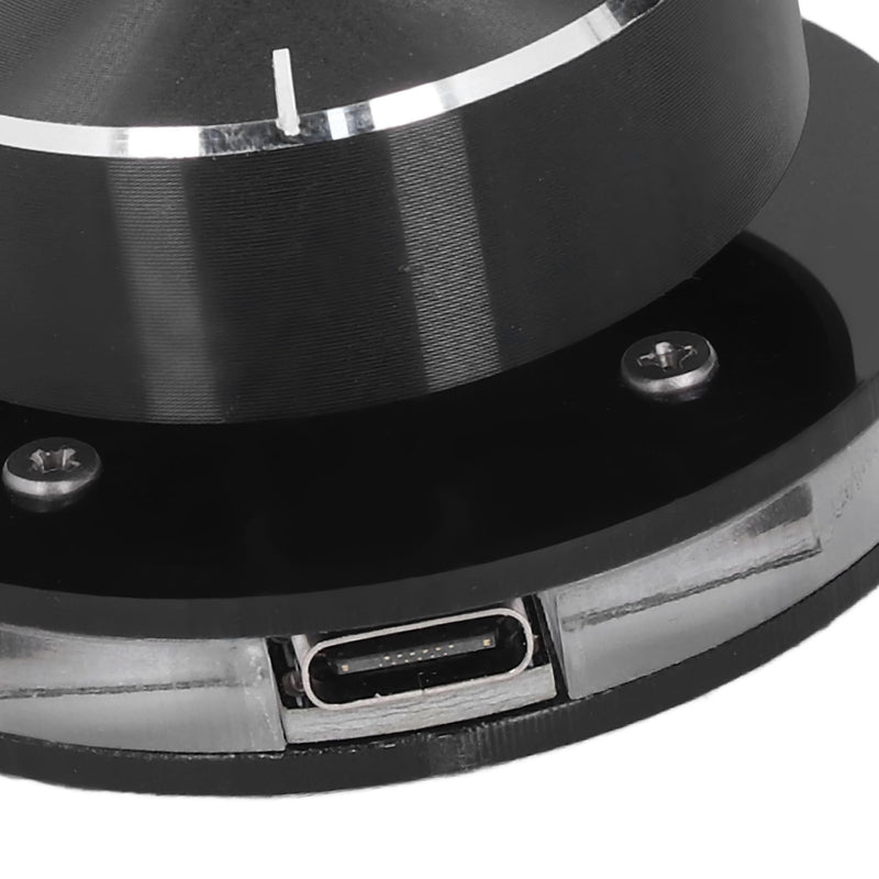 USB Volume Control Knob Multimedia Controller with RGB Light for Android PC External Media