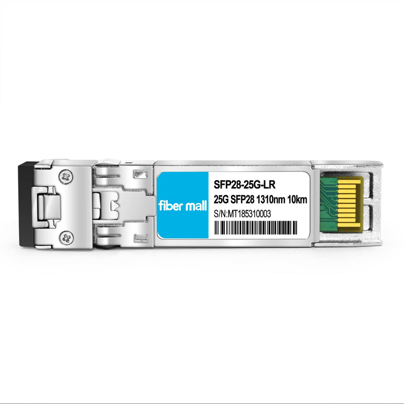 25G SFP28 LR for Arista Networks SFP-25G-LR 25GBASE-LR SFP28 1310nm 10km DOM LC SMF Optical Transceiver Module 25GBASE-LR: 10km