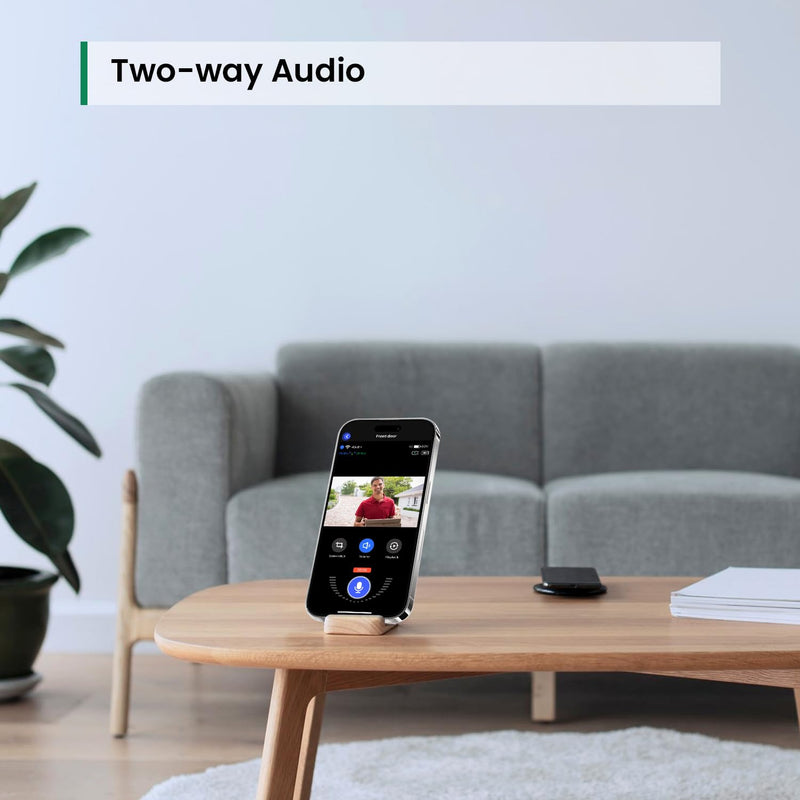 [AUSTRALIA] - Smart Video Doorbell Camera Wireless, AI Human Detection and Instant Alerts, Night Vision, 2-Way Audio, Battery Powered, Cloud Storage, 2.4G WiFi, Live View, Indoor Outdoor Surveillance 