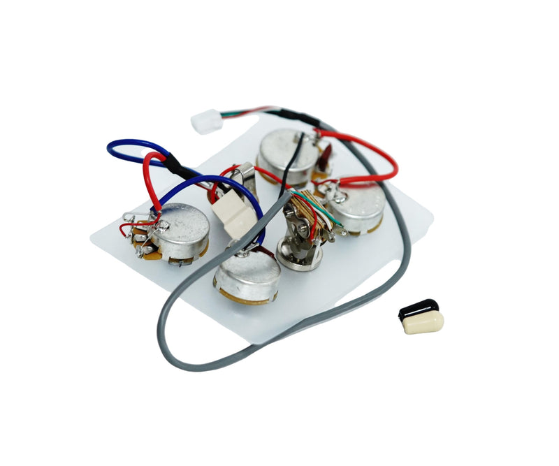 Guyker 1 Set LP Electric Guitar Pickup Wiring Harness Compatible with EPI SG LP Dot (1 Toggle Switch + 4 Pots + Jack)