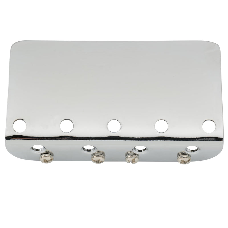 Wilkinson WBBC Vintage 4 String Bass Bridge Brass Saddles for Fender Jazz Precision Bass, Chrome