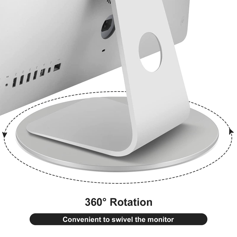 360° Rotation Monitor Swivel Base Computer Screen Monitor Stand | Flat Panel Turntable Rotating Swivel Base for Mac Laptop Potted Plants, Arts Crafts Display Stand