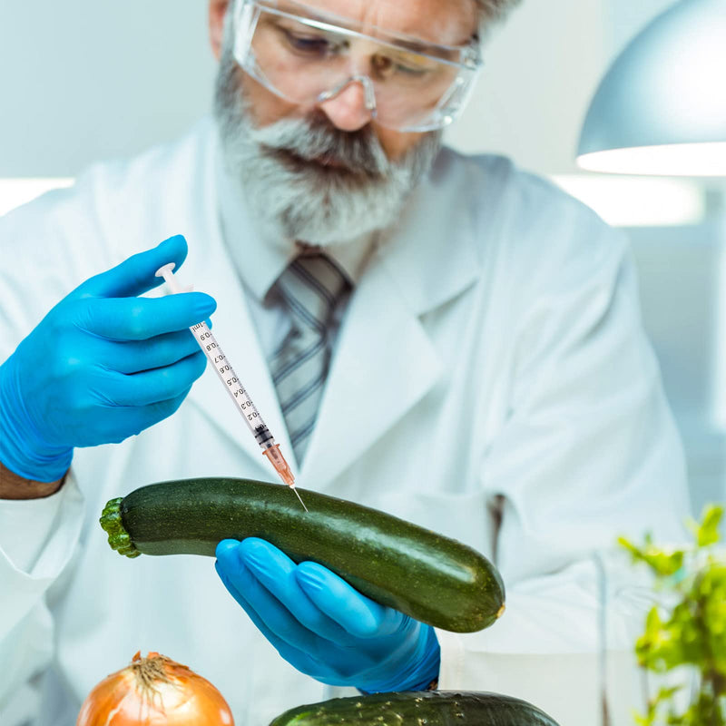 100 Pieces Syringes, Vegena 1 ml Syringe Set, Plastic Tube Syringes with Needle, Disposable Syringes, Small Dosing Syringe, Liquid Syringe, Independent Seal Packaging, Disposable Syringes