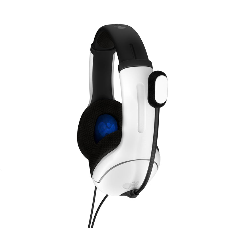 PDP AIRLITE Wired Stereo Gaming Playstation Headset with Noise Cancelling Boom Microphone: PS5/PS4/PS3/PC (Frost White) Frost White