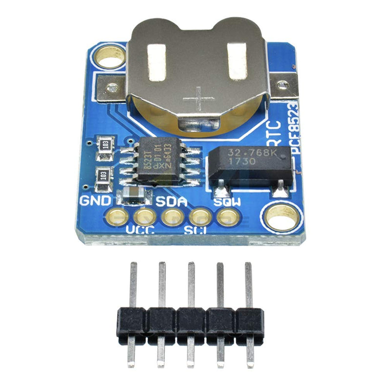 Hailege PCF8523 Real Time Clock RTC Breakout Module PCF8523 Real Time Clock Mounted Breakout Board 3.3V 5V Time Clock for Arduino