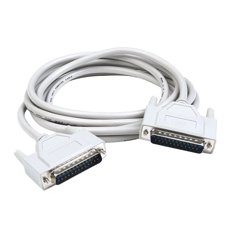 WESAPPINC 14.80 Feet DB25 25 Pin Male to Male Serial Parallel Printer Extension Cable 4.5M (8.90 Feet(2.7M)) 8.90 Feet(2.7M)