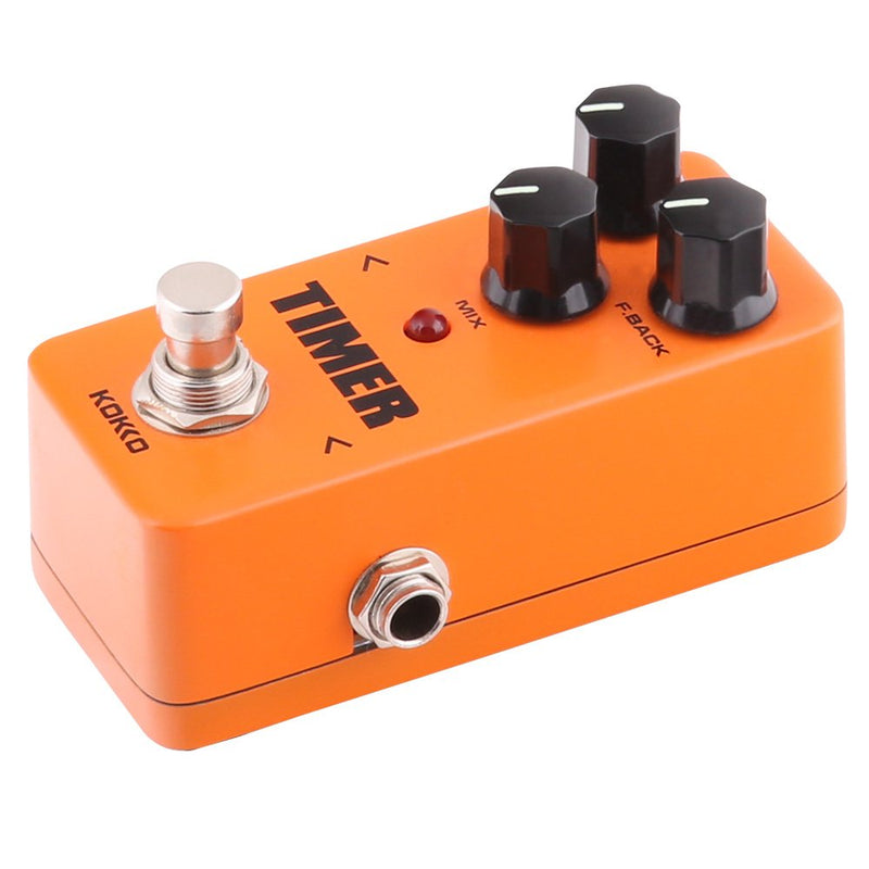 Guitar Mini Effects Pedal Timer - Digital Delay Effect Sound Processor Portable Accessory for Guitar and Bass, Exclude Power Adapter - FDD2