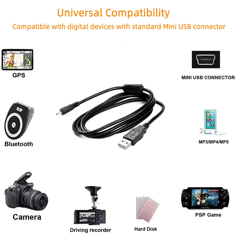 Replacement UC-E4 USB Cable Photo Transfer Cord Compatible with Nikon D610 D7000 D90 D80 D70s D70 D60 D40X D3000 D3100 D100 D200 D300 D1x D1h D2x D2h D2Hs D3 D3s D4 D3X and More(5FT)